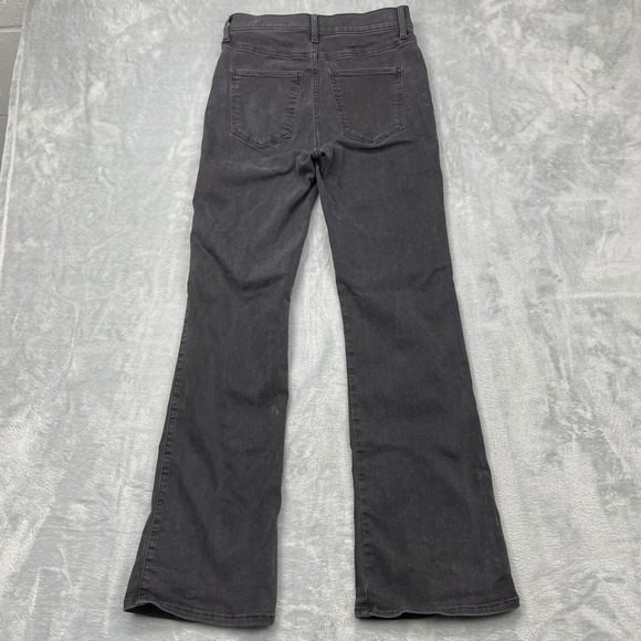 Lucky Brand High Rise Boot Jeans Women's Size 3 27-29 Black Distressed Wash - Picture 6 of 10